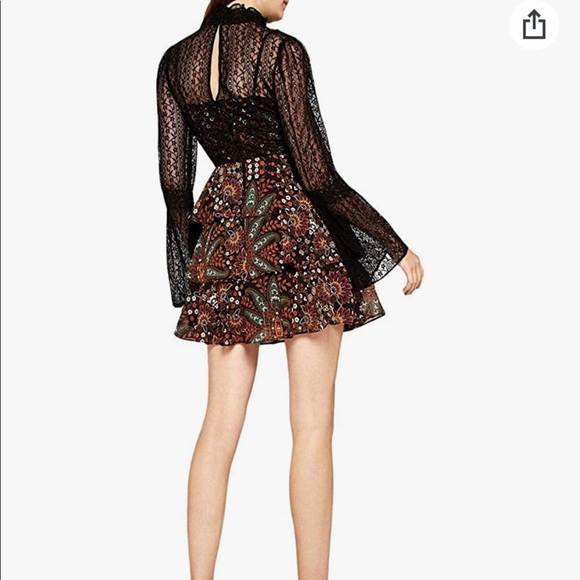 BCBGeneration Floral Ruched Mini Dress - Picture 2 of 13